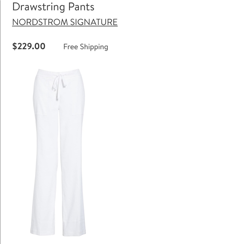 Nordstrom Signature White Pants Size 12